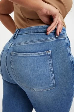 Promo ⭐ GOOD AMERICAN High Waisted GOOD LEGS CIGARETTE | INDIGO013 ✨ 15 GOOD AMERICAN High Waisted GOOD LEGS CIGARETTE | INDIGO013