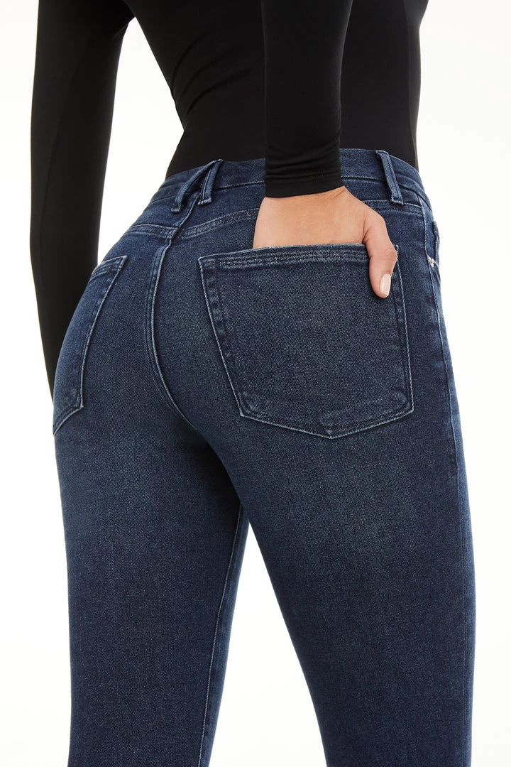 New ๐ GOOD AMERICAN GOOD LEGS CROP RAW HEM | BLUE660 ๐งจ 2 GOOD AMERICAN GOOD LEGS CROP RAW HEM | BLUE660