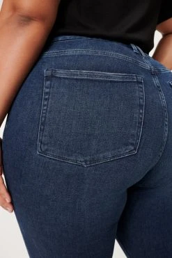 New ๐ GOOD AMERICAN GOOD LEGS CROP RAW HEM | BLUE660 ๐งจ 22 GOOD AMERICAN GOOD LEGS CROP RAW HEM | BLUE660