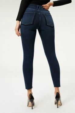 GA-SALE GOOD LEGS CROP SHADOW POCKETS | BLUE834