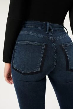 GA-SALE GOOD LEGS CROP SHADOW POCKETS | BLUE834