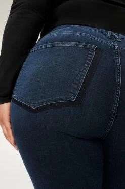 GA-SALE GOOD LEGS CROP SHADOW POCKETS | BLUE834