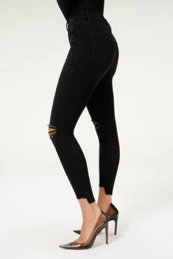 Outlet ✔️ GOOD AMERICAN GOOD LEGS CROP RAW STEP HEM | BLACK171 🌟 19 GOOD AMERICAN GOOD LEGS CROP RAW STEP HEM | BLACK171