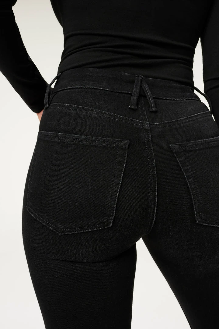 Outlet ✔️ GOOD AMERICAN GOOD LEGS CROP RAW STEP HEM | BLACK171 🌟 5 GOOD AMERICAN GOOD LEGS CROP RAW STEP HEM | BLACK171