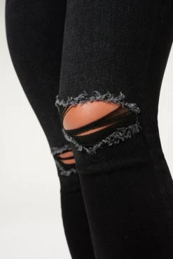 Outlet ✔️ GOOD AMERICAN GOOD LEGS CROP RAW STEP HEM | BLACK171 🌟 28 GOOD AMERICAN GOOD LEGS CROP RAW STEP HEM | BLACK171