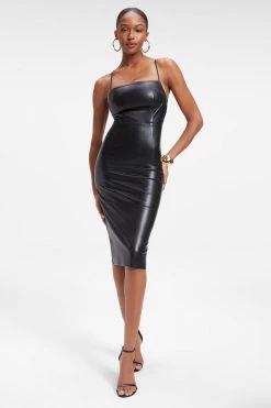 GOOD AMERICAN VACAY DRESS | BLACK001