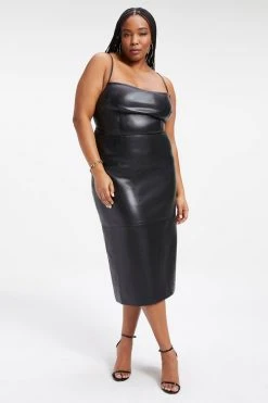 GOOD AMERICAN VACAY DRESS | BLACK001