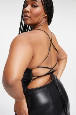 GOOD AMERICAN VACAY DRESS | BLACK001