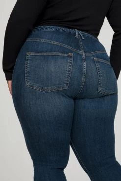 GOOD AMERICAN GOOD LEGS DEEP V | BLUE609