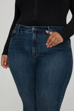 GOOD AMERICAN GOOD LEGS DEEP V | BLUE609