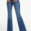 GOOD AMERICAN High Waisted GOOD LEGS FLARE | INDIGO305