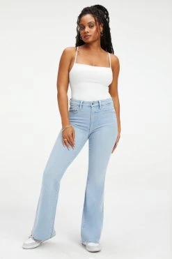 GOOD AMERICAN GOOD LEGS FLARE | INDIGO204 High Waisted
