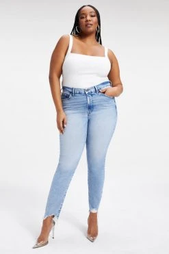 GOOD AMERICAN GOOD LEGS LOW | INDIGO011