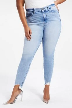 GOOD AMERICAN GOOD LEGS LOW | INDIGO011