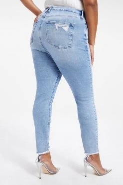 GOOD AMERICAN GOOD LEGS LOW | INDIGO011