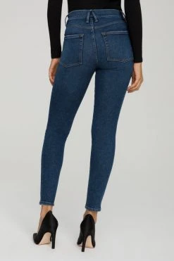 GOOD AMERICAN Mid-Rise Jeans GOOD LEGS LOW | BLUE620