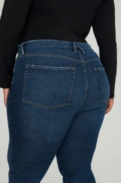 GOOD AMERICAN Mid-Rise Jeans GOOD LEGS LOW | BLUE620