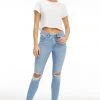 GA-SALE Skinny GOOD LEGS LOW CROP | BLUE671