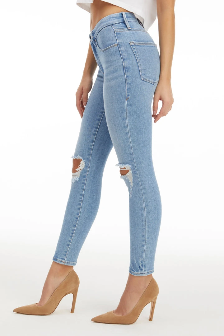 Flash Sale 🌟 GA-SALE Skinny GOOD LEGS LOW CROP | BLUE671 😀 3 GA-SALE Skinny GOOD LEGS LOW CROP | BLUE671