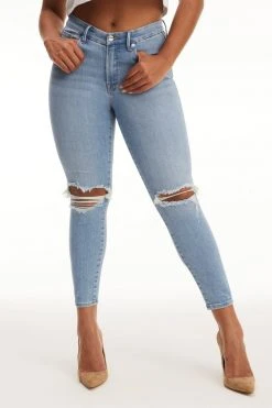 Flash Sale 🌟 GA-SALE Skinny GOOD LEGS LOW CROP | BLUE671 😀 25 GA-SALE Skinny GOOD LEGS LOW CROP | BLUE671