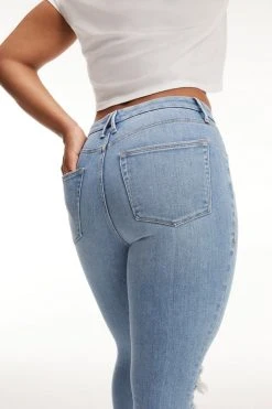 Flash Sale 🌟 GA-SALE Skinny GOOD LEGS LOW CROP | BLUE671 😀 28 GA-SALE Skinny GOOD LEGS LOW CROP | BLUE671