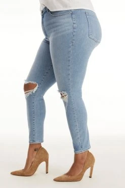 Flash Sale 🌟 GA-SALE Skinny GOOD LEGS LOW CROP | BLUE671 😀 32 GA-SALE Skinny GOOD LEGS LOW CROP | BLUE671