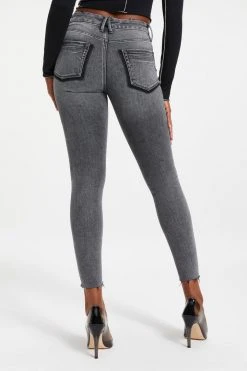 GOOD AMERICAN Skinny GOOD LEGS LOW W/ SHADOW POCKET | BLACK262