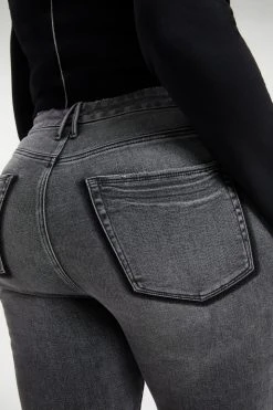 GOOD AMERICAN Skinny GOOD LEGS LOW W/ SHADOW POCKET | BLACK262