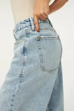 GOOD AMERICAN High Waisted GOOD '90s LOOSE | BLUE813