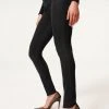 GOOD AMERICAN High Waisted GOOD LEGS RAW HEM | BLACK184