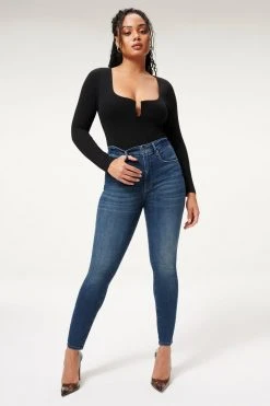 GOOD AMERICAN GOOD LEGS RELEASED HEM | BLUE265