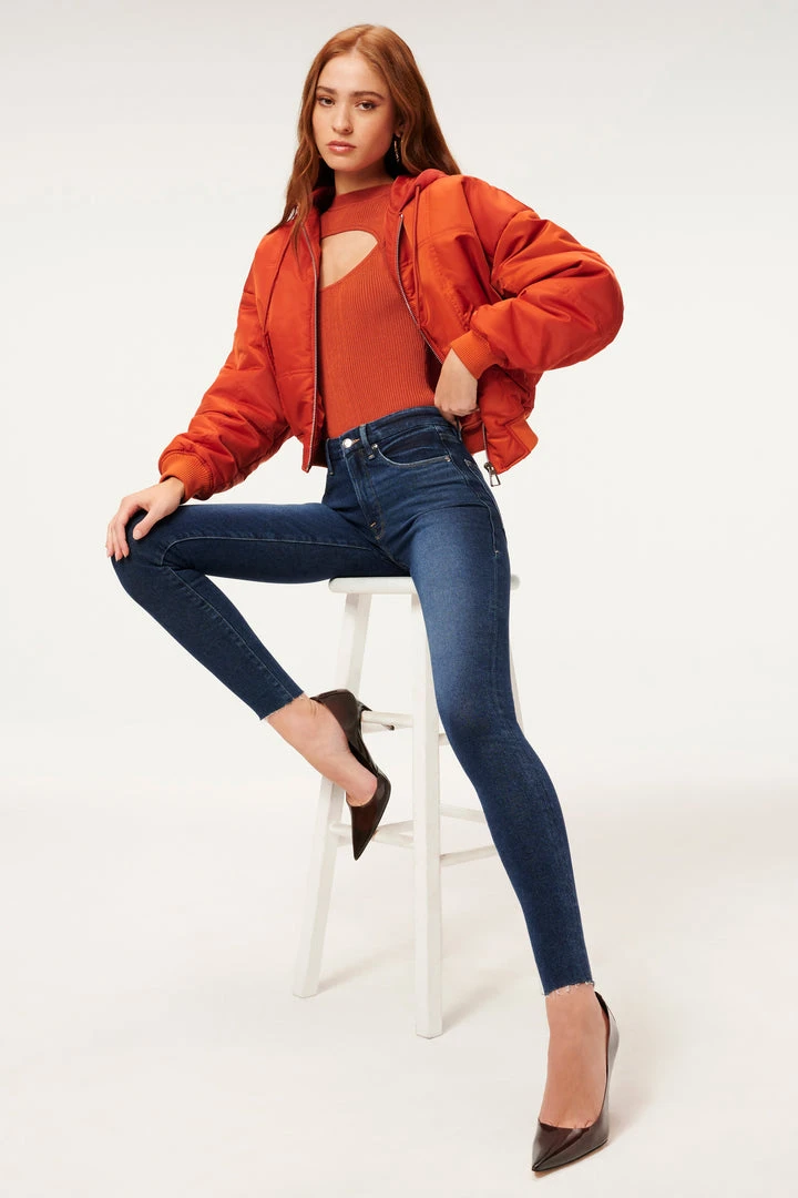 Cheapest ⌛ GOOD AMERICAN High Waisted GOOD LEGS RAW HEM | BLUE866 😉 6 GOOD AMERICAN High Waisted GOOD LEGS RAW HEM | BLUE866