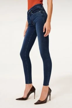 Cheapest ⌛ GOOD AMERICAN High Waisted GOOD LEGS RAW HEM | BLUE866 😉 19 GOOD AMERICAN High Waisted GOOD LEGS RAW HEM | BLUE866