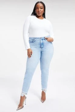 Wholesale ⭐ GOOD AMERICAN High Waisted GOOD LEGS CIGARETTE | BLUE841 ❤️ 17 GOOD AMERICAN High Waisted GOOD LEGS CIGARETTE | BLUE841