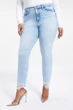 Wholesale ⭐ GOOD AMERICAN High Waisted GOOD LEGS CIGARETTE | BLUE841 ❤️ 18 GOOD AMERICAN High Waisted GOOD LEGS CIGARETTE | BLUE841