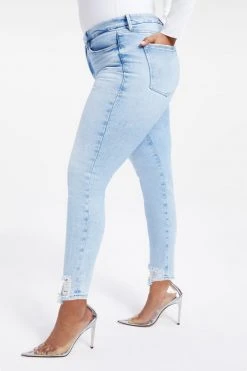 Wholesale ⭐ GOOD AMERICAN High Waisted GOOD LEGS CIGARETTE | BLUE841 ❤️ 19 GOOD AMERICAN High Waisted GOOD LEGS CIGARETTE | BLUE841