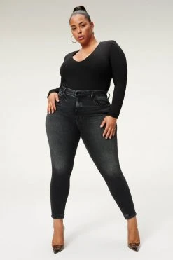 Brand new 🤩 GA-SALE GOOD LEGS SHADOW POCKETS | BLACK160 High Waisted 🌟 19 GA-SALE GOOD LEGS SHADOW POCKETS | BLACK160 High Waisted