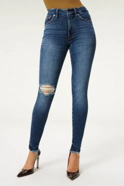 GA-SALE High Waisted GOOD LEGS SHADOW POCKETS | BLUE831