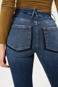 GA-SALE High Waisted GOOD LEGS SHADOW POCKETS | BLUE831