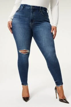 GA-SALE High Waisted GOOD LEGS SHADOW POCKETS | BLUE831