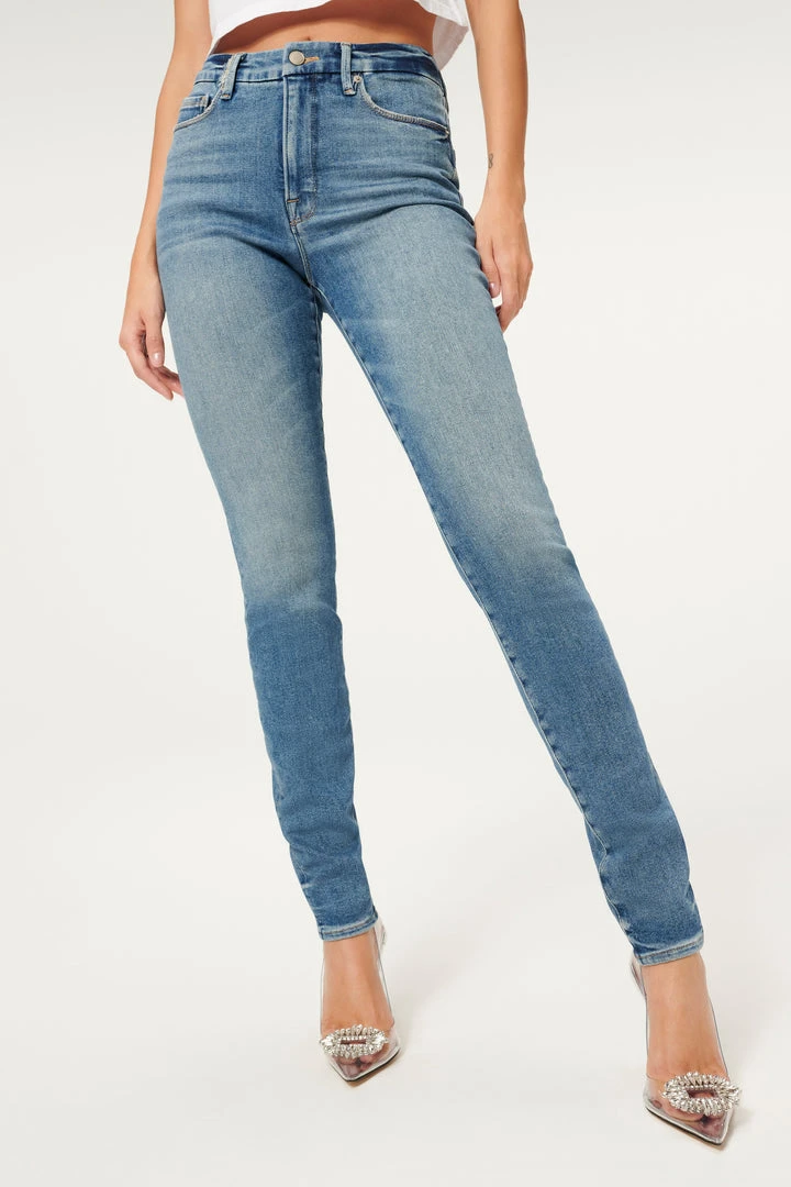 Coupon ๐ GOOD AMERICAN GOOD LEGS STACKED 33" INSEAM | BLUE815 High Waisted ๐ 7 GOOD AMERICAN GOOD LEGS STACKED 33" INSEAM | BLUE815 High Waisted