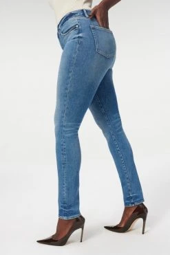 Coupon ๐ GOOD AMERICAN GOOD LEGS STACKED 33" INSEAM | BLUE815 High Waisted ๐ 28 GOOD AMERICAN GOOD LEGS STACKED 33