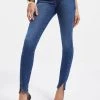GOOD AMERICAN GOOD LEGS TWISTED SLIT | INDIGO004 High Waisted