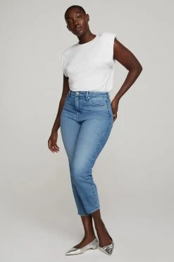 GA-SALE GOOD MOM | BLUE586 High Waisted