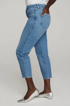 GA-SALE GOOD MOM | BLUE586 High Waisted