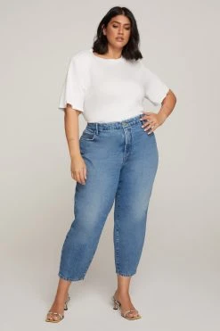 GA-SALE GOOD MOM | BLUE586 High Waisted