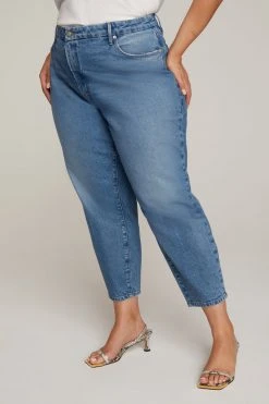 GA-SALE GOOD MOM | BLUE586 High Waisted