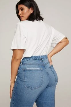 GA-SALE GOOD MOM | BLUE586 High Waisted