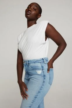 GOOD AMERICAN High Waisted GOOD MOM | BLUE636