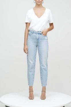 GOOD AMERICAN High Waisted GOOD MOM | BLUE636